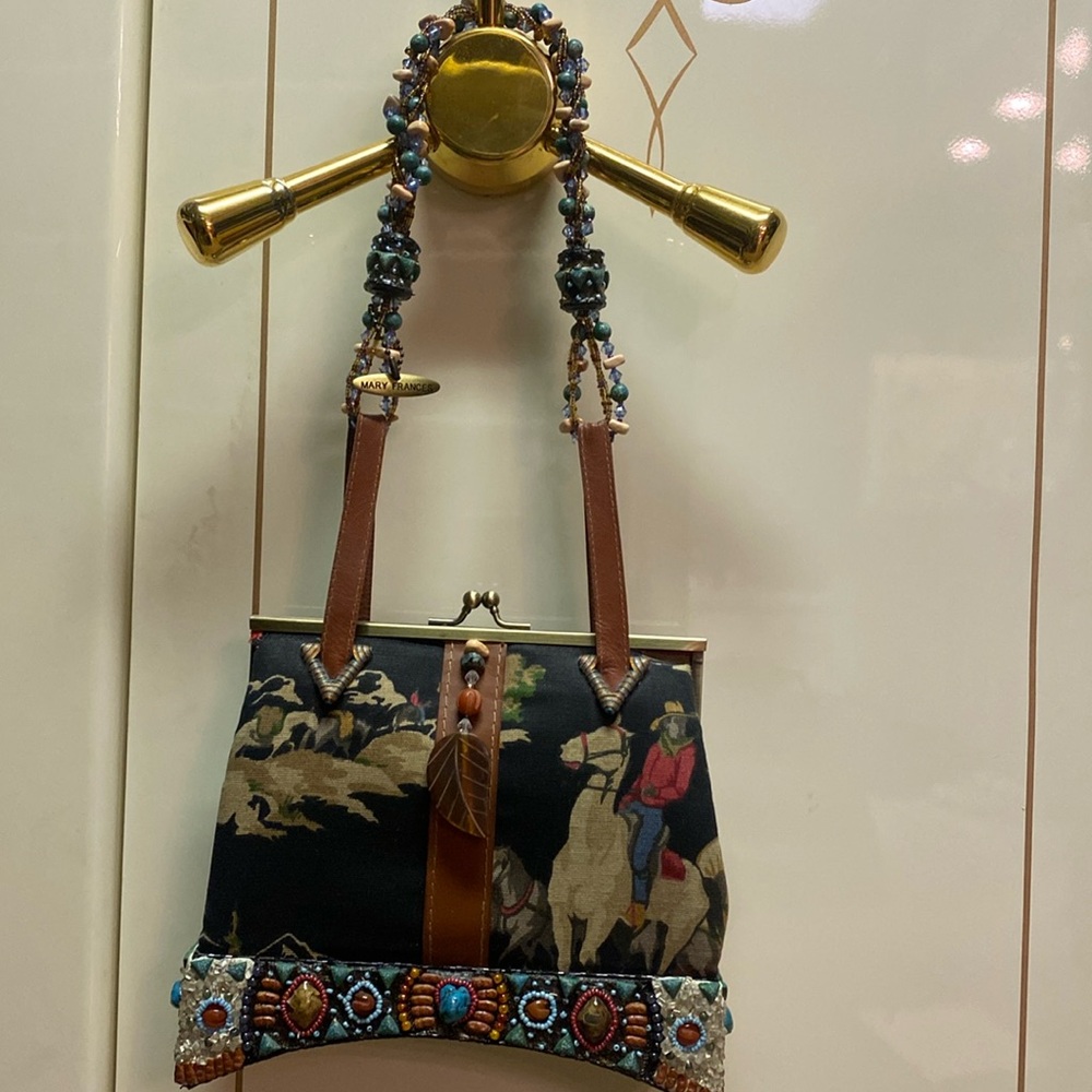 Mary Frances Stagecoach Western Handbag